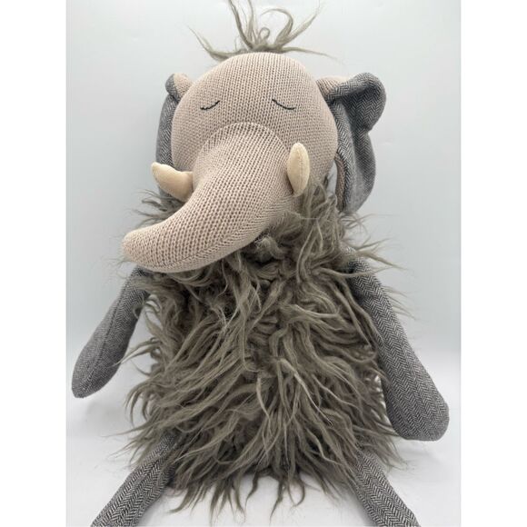 Wooly Elephant Plush from Restoration Hardware, size Large - Picture 1 of 5